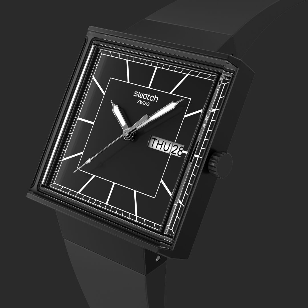 Square and rectangular watches WHAT IF.the first Swatch had been square